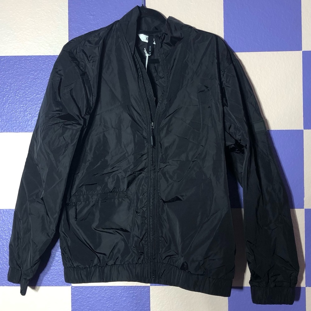 NEW Rains Track Jacket in Black - Picture 12 of 15
